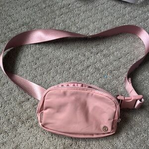lululemon athletica Pink Crossbody Bag Crescent Shape